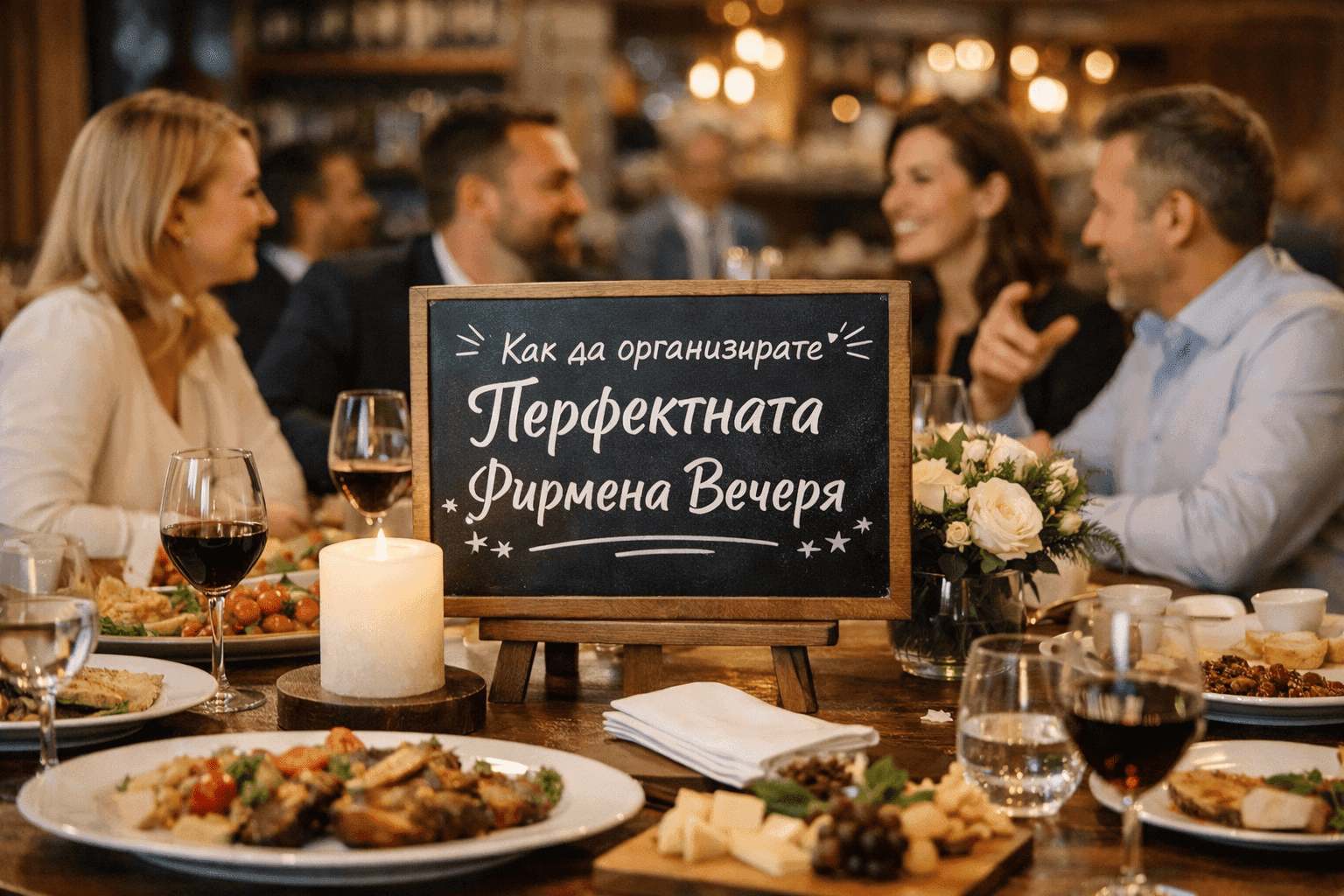 Как да организирате перфектната фирмена вечеря