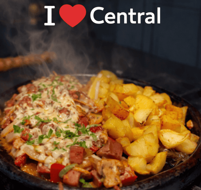 Сач в ресторант-пицария Централ Добрич – пилешки и смесен